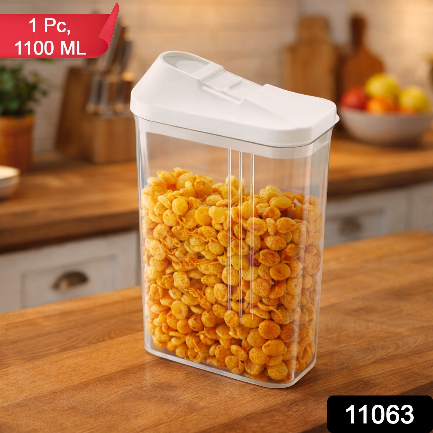 Lockable jar for grains, pulses, and cereals