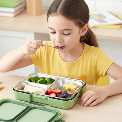  reusable steel lunch container for food storage