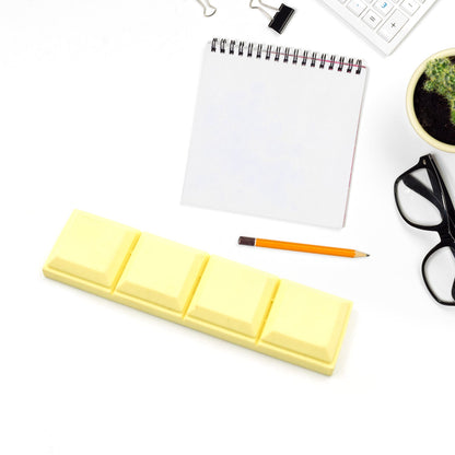 3D Chocolate Shaped Soft Pencil Erasers for Kids School Rewards (1 Pc 4 Grid)