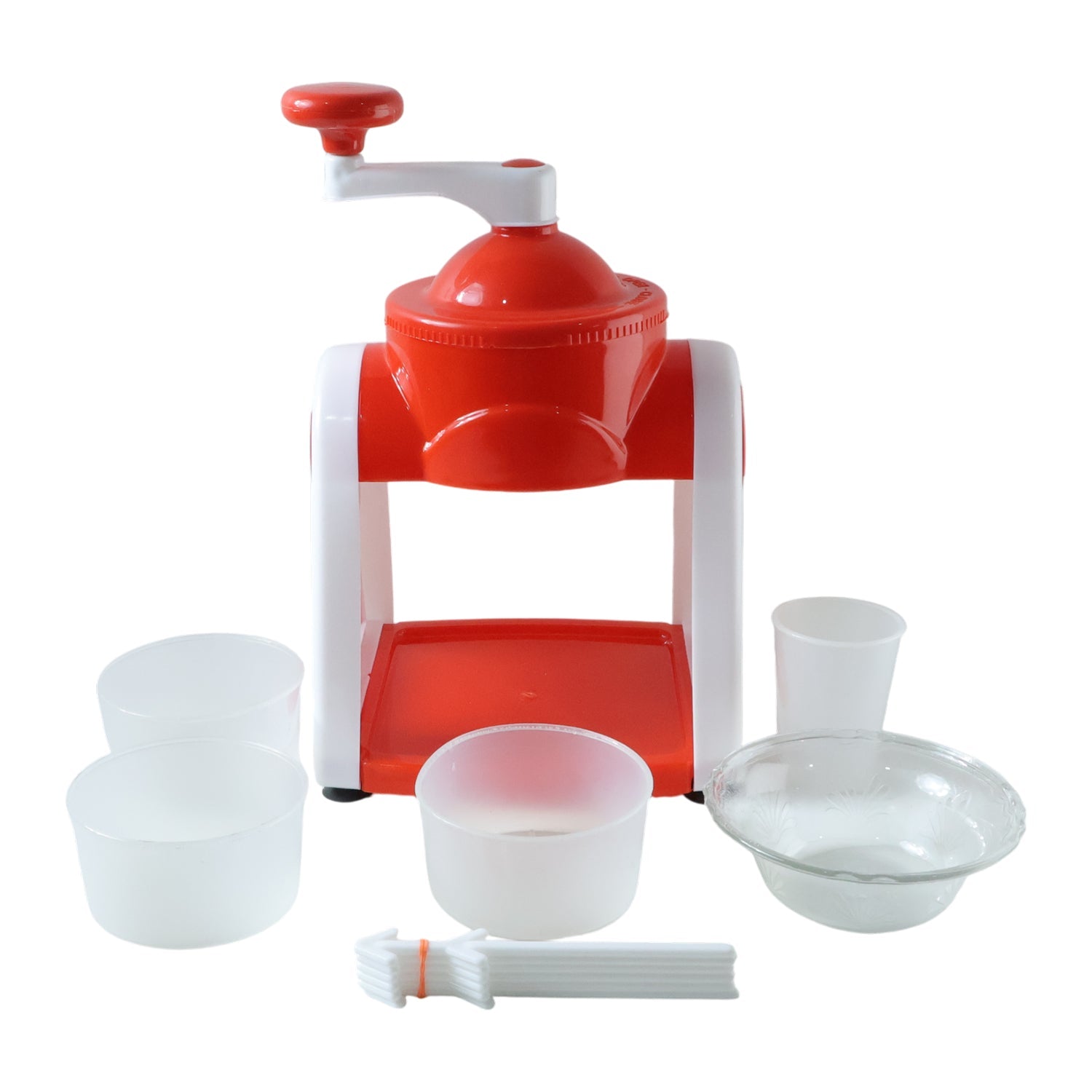 Portable shaved ice maker