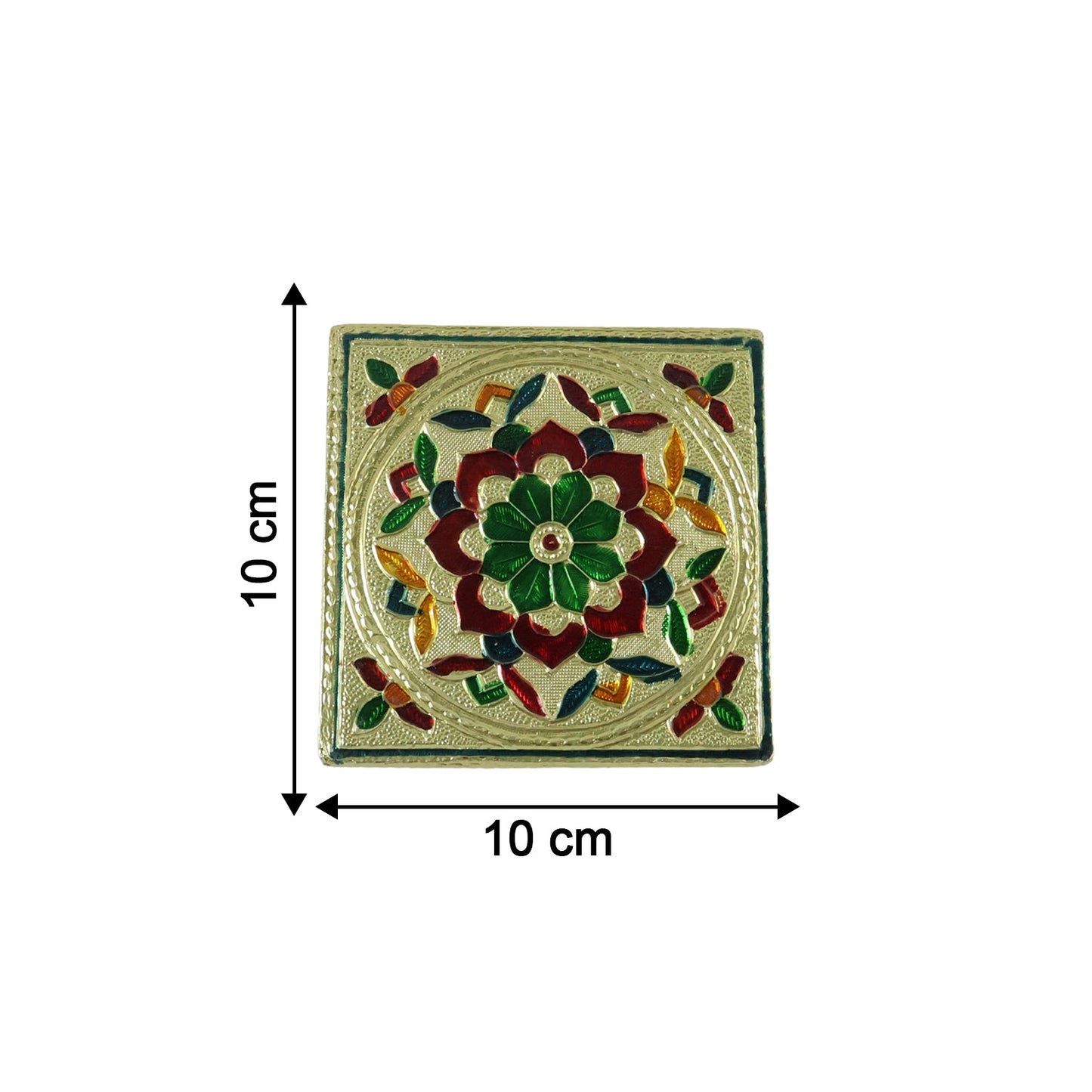 Handicraft Wood Chowki for Pooja , Wooden Bajot (2 Pc / Mix Descign & Color)