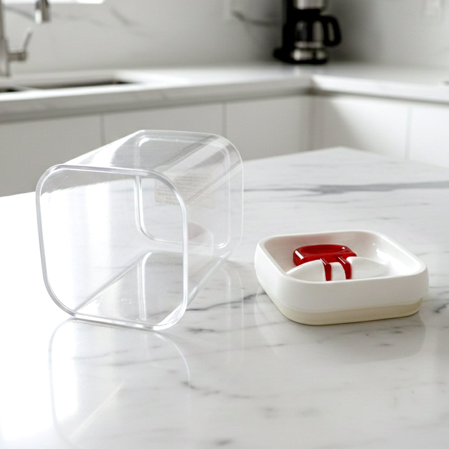 Leak-proof kitchen jar for grains and pulses