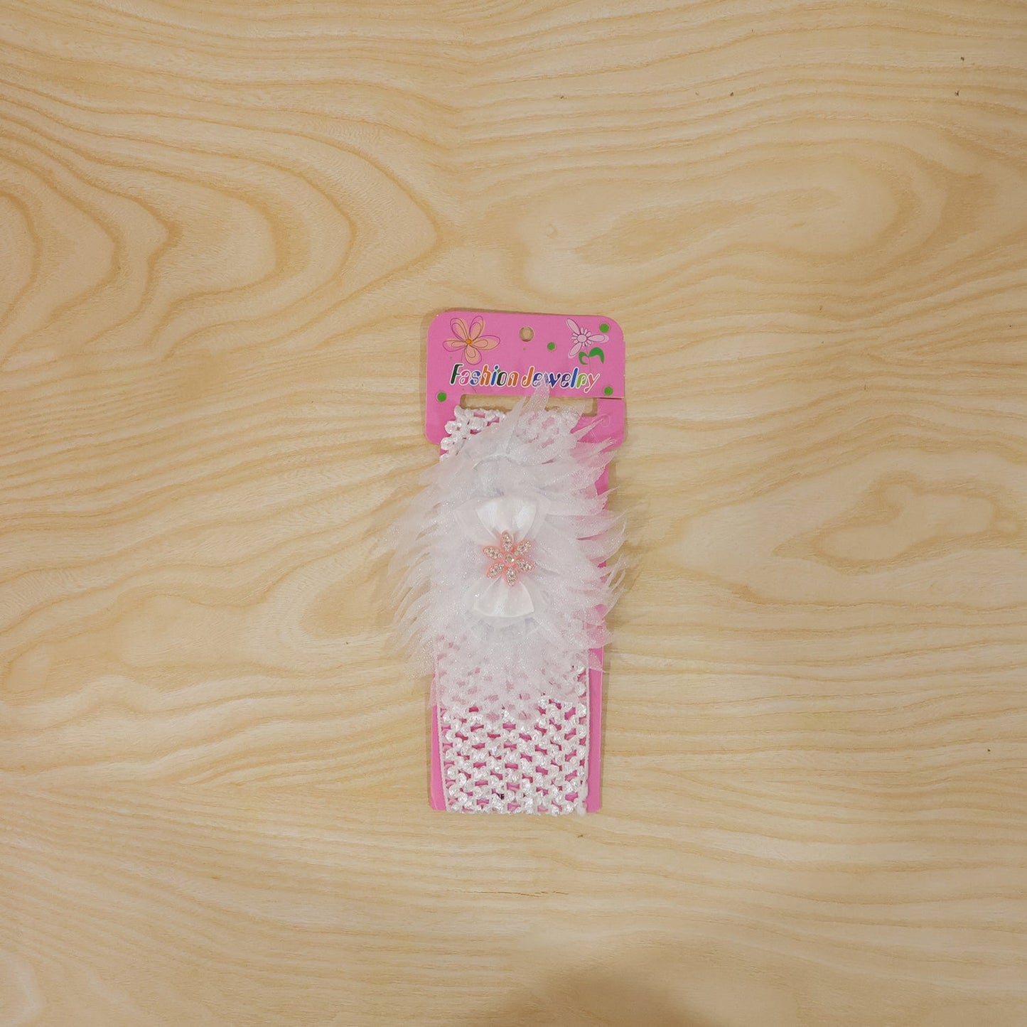 Cute Soft Elastic Floral Baby Headband Stylish Stretchable Hair Band (1 Pc)