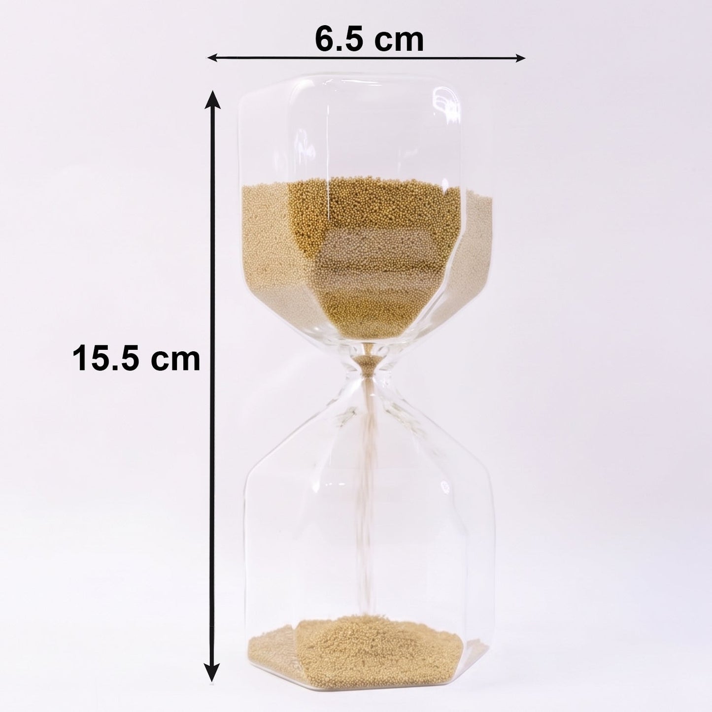 4-Minute approx Sand Timer Hourglass – Decorative Glass Timer (1 Pc)