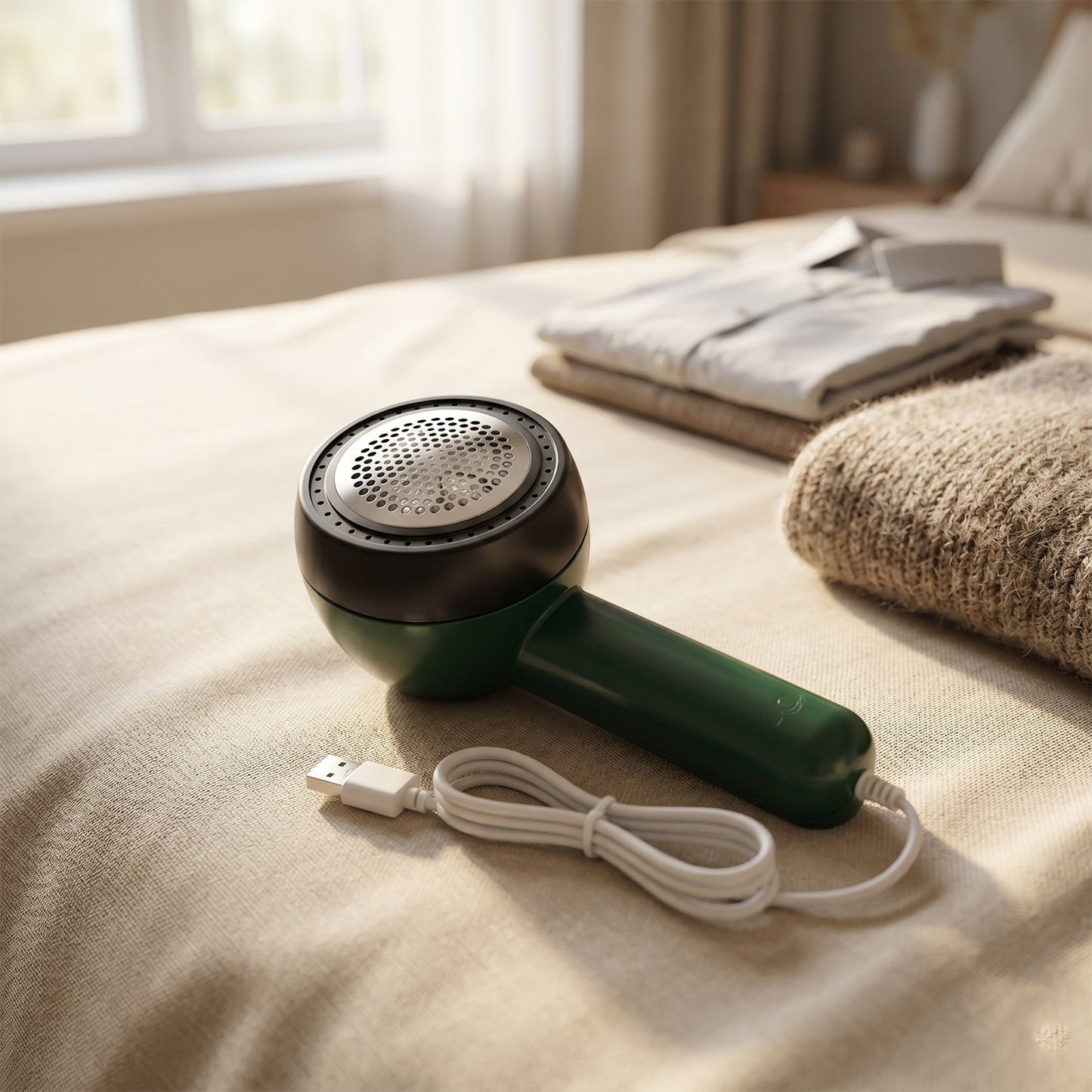 Electric Lint Remover With Brush (1 Pc)