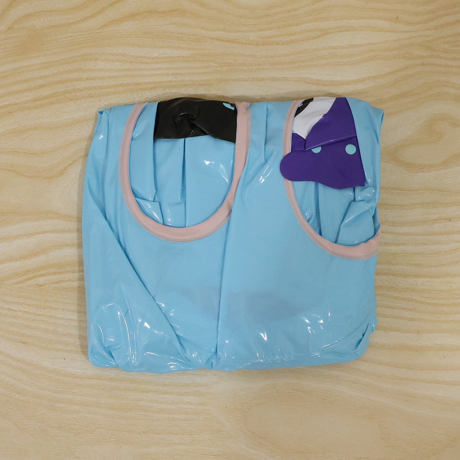 colorful inflatable pool float ring kids use